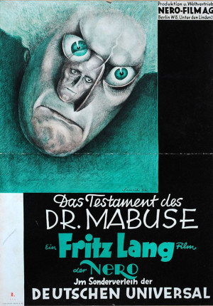 Testament Mabuse poster